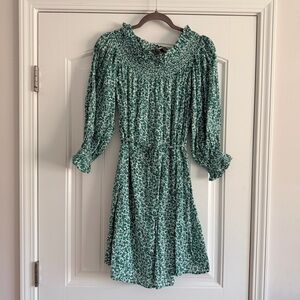 Loft Green Floral Women's Dress